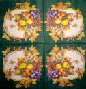 086 Trauben - 3-lagig - 35x35 cm